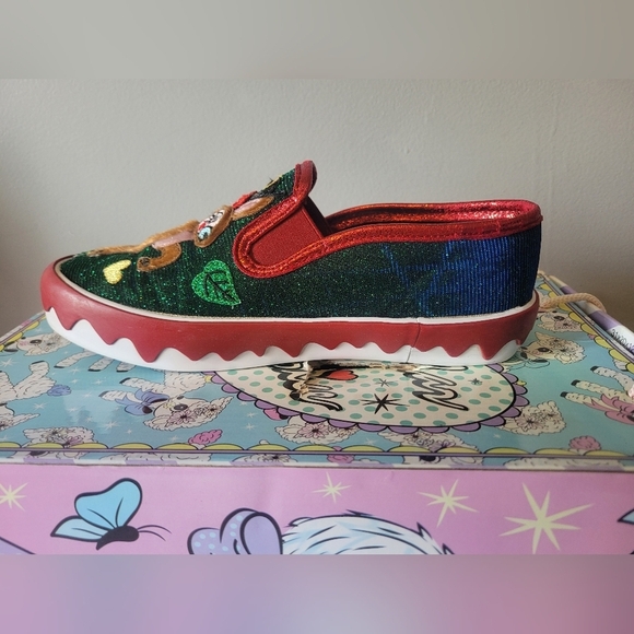 Irregular Choice Christmas Dash Sneakers, VGUC, Size 36 - Picture 7 of 11